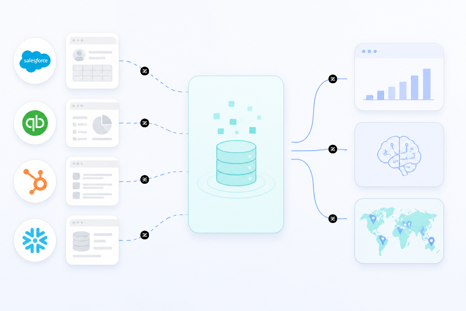 Illustration for How is the global data integration market expanding?